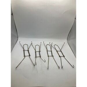Vintage Wire Plate Hangers -‎ 4 Pieces - Wall Display Hanging Plates